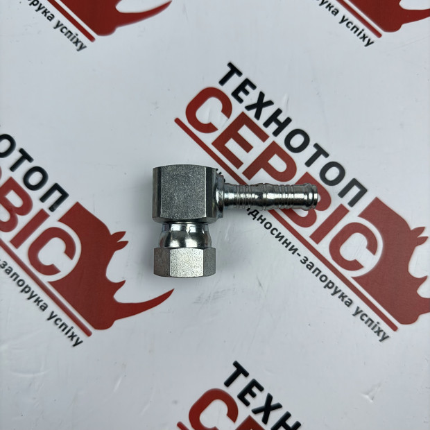 Фітинг дахового конденсора 90 №8 діаметр 10мм різьба 3/4-16 під кліпси (Burgaflex), 817-02849