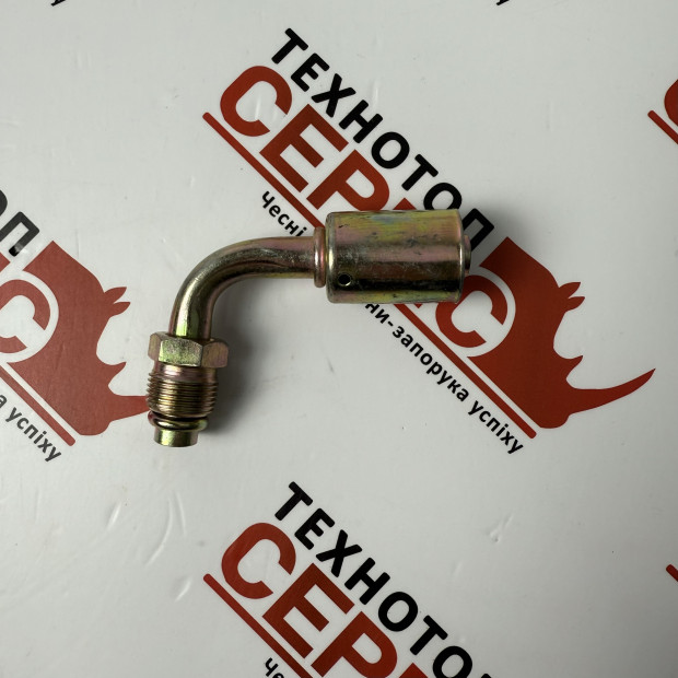 Фітинг 90 №8 діаметр 10мм зовнішня різьба зі стаканом (AC Parts), 120.0048