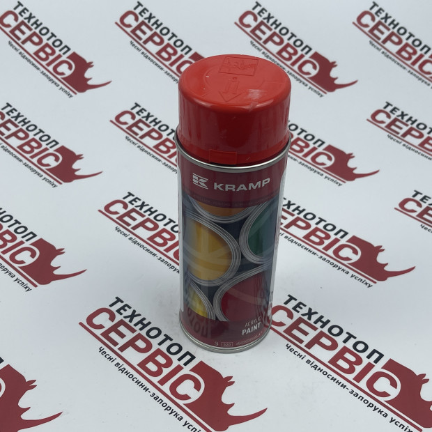 Фарба червона аерозоль для Kuhn KRAMP 400мл, 328504KR