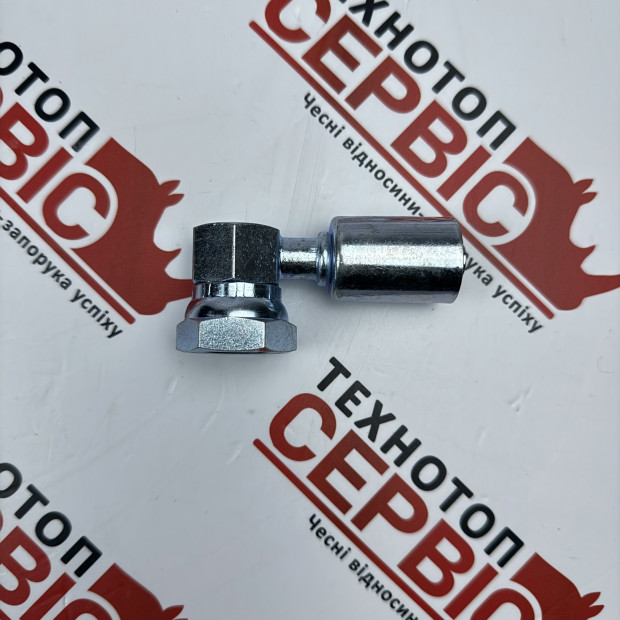 Фітинг 90 №8 діаметр 10мм зі стаканом різьба 1