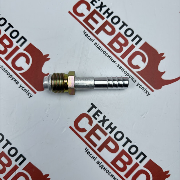 Фітинг алюмінієвий прямий №10 діаметр 13мм зовнішня різьба  (AiSten), 120058AS