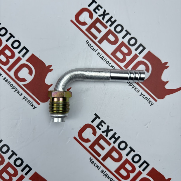 Фітинг алюмінієвий 90 №10 діаметр 13мм зовнішня різьба (AiSten), 120060AS