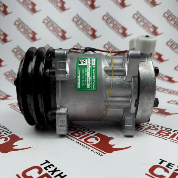 Компресор кондиціонера SE7H15 12V МТЗ ХТЗ JCB (Sanden), 123/04998, 0105606700