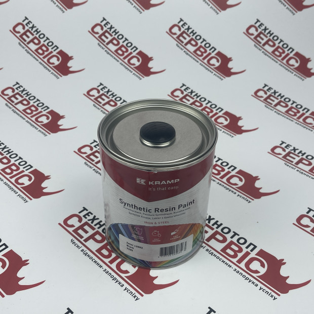 Фарба чорна для Zetor KRAMP 1л, 920508KR